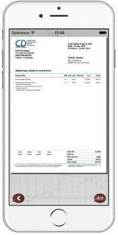 Appli devis factures pour iOS iPhone iPad et Android